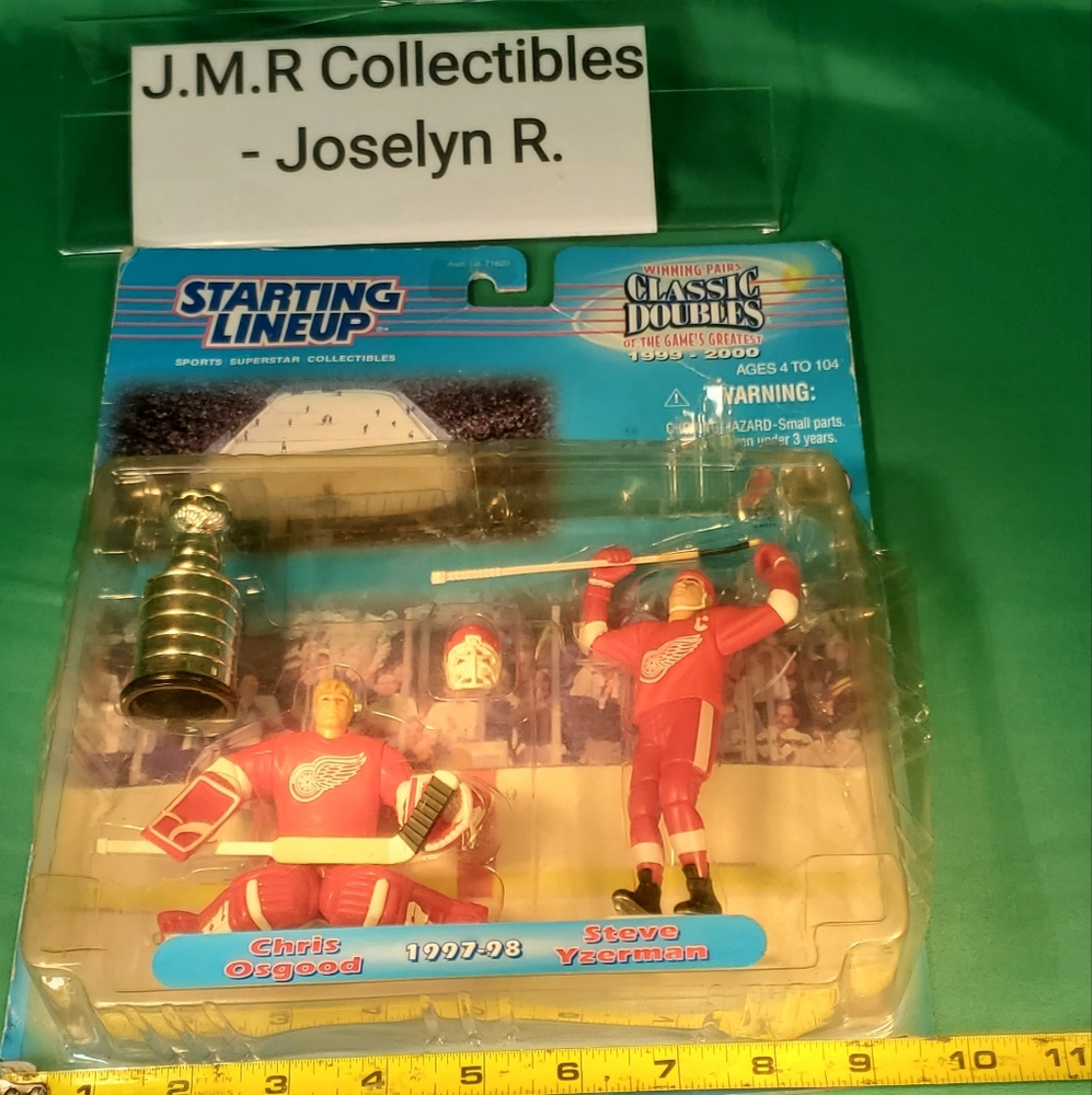 Starting Lineup NHL Classic Doubles Chris Osgood & Steve Yzerman 1997-98 Stanley